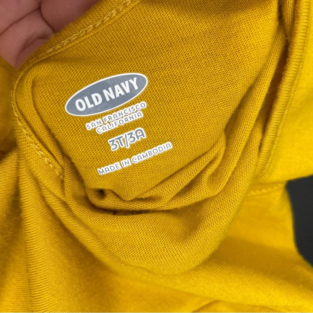 Old Navy 3T girls mustard yellow flow dress